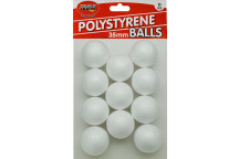 ROUND CRAFT FOAM BALL 11MM 35PIECE