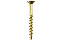 SAFETOP YELLOW ZINC PLATED CHIPBOARD SCREW 5.5X90MM 100PIECE