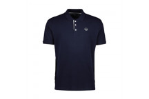 HI-TECH SPORTS POLO PIQUE SHIRT NAVY 3XL.