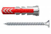 FISCHER DUOPOWER 8 X 40MM SCREW AND PLUG SET 50 PACK