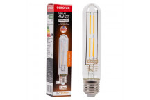 EUROLUX LED FILAMENT TUBULAR BULB E27 4W DIMM 3000K