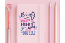 BEAUTY BEGINS VINYL CRAFT UV DTF STICKER