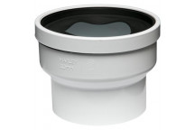 STRAIGHT COLLAR PAN PVC WHITE 110MM