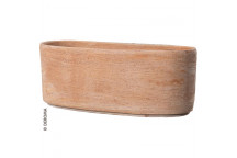 DEROMA OVALE LUNA CERAMIC POT 33CM