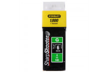 STANLEY HEAVY DUTY SHARP STAPLE 6MM