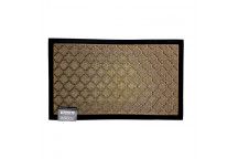 MASTERMAT DARK BEIGE MOROCCO EXTERIOR COVERED INTERIOR MAT 450X750MM