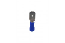HELLERMANN 2DM BLUE MALE CABLE LUG 6.35 10PIECE