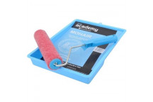 ACADEMY MOHAIR ROLLER PAINT & TRAY SET 225MM