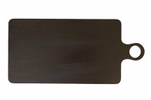 CLASSIX BLACK WOOD SERVING BOARD 53.8X25.8X1.5CM