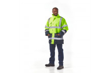DROMEX LIME AND NAVY 2 TONE WETPRO JACKET 4XLARGE