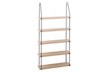 FIVE SHELVES WALL SHELF 50X98.5X15CM