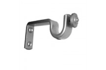 SINGLE WALL BLACK BRACKET  32MM X 2 PER PACK