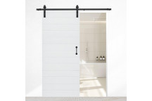WHITE PINE MATT SLIDING BARN DOOR 2050X910MM