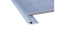 STRAIGHT EDGE MATT SILVER TRIM DECOR  10MM X 2.5M
