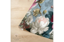 WRAPPING PAPER BLUE GARDEN 500X750MM