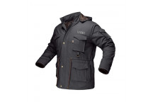 BOERBOEL CHARCOAL LADIES KALAHARI PARKA JACKET MEDIUM