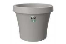 SEBOR LIGHT GREY PLASTIC POT 40CM
