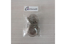 SILVER KEYCHAIN 10PIECE