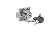 SAMSON LOCK DRAWER LOCK CHROME PLATED 40MM