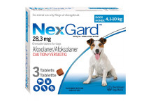 NEXGARD TABLET 4.1-10KG 1.25G 3 PER PACK