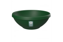 SEBOR DARK GREEN SOLAR DISH PLASTIC POT 35CM