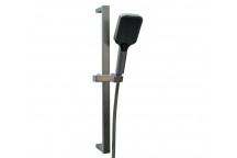 BLUTIDE RECTANGULAR 4-FUNCTION GUNMETAL SHOWER RAIL SET