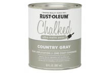 R-OLEUM COUNTRY GRAY BRUSH-ON CHALKED PAINT 887ML