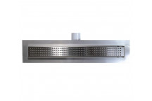 BLUTIDE BRUSHED STAINLESS STEEL 500MM CHANNEL SHOWER