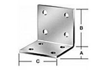 CONNECTOR ANGLE 70904000 SENDZIMIR GALVANIZED 40X40X40MM