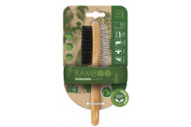 VALEMOUNT BAMBOO DOUBLE SIDED PET BRUSH 6X22CM.