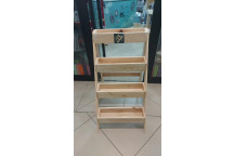 WOOD PLANT HOLDER 4TIER