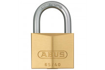 ABUS BRASS SINGLE BLISTER PADLOCK 65 40MM