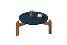 LIZZ CEDAR COBALT BLUE COFFEE TABLE