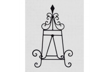 METAL PLATES AND BOOKS STAND 24X44CM