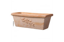 DEROMA CASSETTA OLIVE TERRACOTTA CLAY POT 30CM NO.4