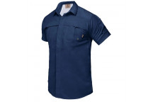 BOERBOEL GARIEP NAVY SHORT SLEEVE SHIRT SIZE S
