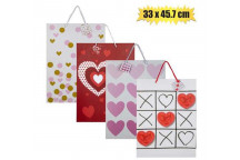 LOVE PAPER GIFT BAG 33X45.7CM