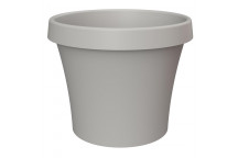 SEBOR LIGHT GREY PLASTIC POT 7.5CM