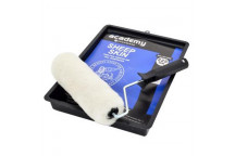 ACADEMY SHEEPSKIN ROLLER PAINT & TRAY SET 225MM