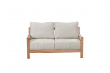 COUCH SALIGNA 2 SEATER TOFU VARNISH