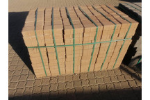 TAN RECTANGULAR PAVER 25MPA 55MM