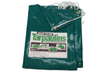 GREEN PVC TARPAULIN 550G 4X5M