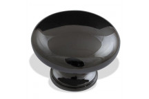 FIT KNOB PEARL DROP BLACK NICKEL 30MM