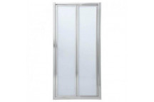 SHOWER DOOR BI-FOLDER CHROME 900X1850