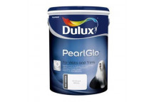DULUX PEARLGLO WHITE WATERBASED ENAMEL PAINT 1L