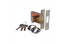 YALE CYLINDER SECURITY GATE LOCK NICKEL