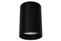 K LIGHT DOWN LIGHT GU10 BLACK ROUND SURFACE