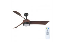 EUROLUX EDGE BLACK WOOD MOTOR CEILING FAN