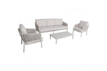 ANHOLT ROPE LIGHT LOUNGE SET 5 SEATER