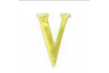 EUROBRASS BRASS V LETTER 75MM